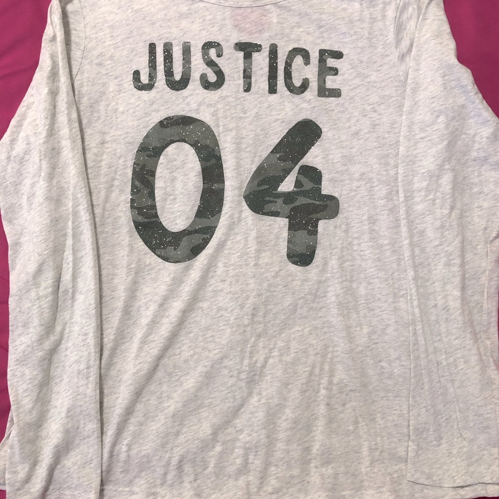 NWT Justice Long Sleeve Tee